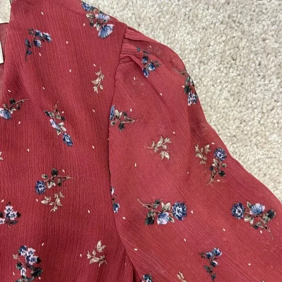 Altar'd State Dress Womens Size Small Floral Long Sleeve Fall Ladies New w Tag - Picture 10 of 11